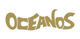 Before: a flat gold Oceanos wordmark logo file, no card design or finish yet.