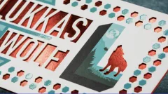 A silk-laminated card with a smooth, soft-touch surface.